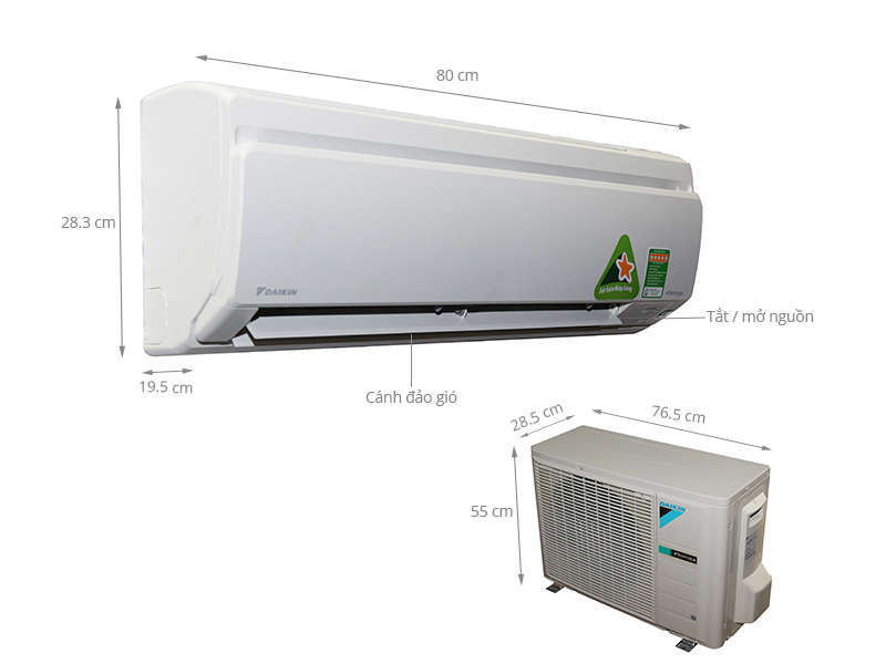 Máy lạnh Daikin được nhập khẩu nguyên chiếc từ Thailand